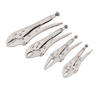 Draper Self Grip Pliers Set From Hardened & Tempered Steel 4 Pieces Hand Tool