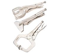 Draper Self Grip Welding Clamp Kit 3 Piece Quick Release 33836