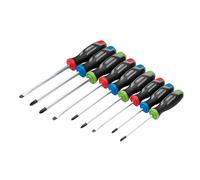 Draper SET 1 - 9PC SET - POUND THRU S Pound Thru Soft Grip Screwdriver Set (9 Piece)