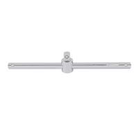 Draper 16789 1/2-Inch Square Drive Polished Chrome Sliding Tee Bar , Blue