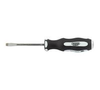 Draper 35186 Expert Pound Thru Plain Slot Screwdriver with Soft Grip, 10mm x 250mm