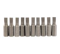 Draper Slotted Screwdriver Bit 4.5mm 25mm Pack of 10