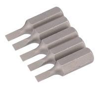 Draper Slotted Screwdriver Bit 3mm 25mm Pack of 5
