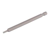 Draper 64341 Plain Slot Insert Bit 3Mm 1/4in Hex 100Mm Long (Pack Of 1) each