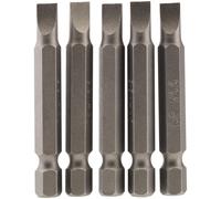 Draper 64272 Plain Slot Insert Bit 5.5Mm 1/4in Hex 50Mm Long (Pack Of 5) per pack