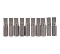 Draper Slotted Screwdriver Bit 5.5mm 25mm Pack of 10