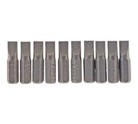 Draper Slotted Screwdriver Bit 6mm 25mm Pack of 10