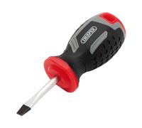Draper Slotted Soft Grip Screwdriver, SL5.5 x 38mm - 13383 - Magnetic Tip, CRV Blade