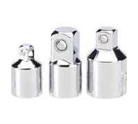 Draper Socket Converter Set Polished Chrome 3 Piece Step up and Down 16806