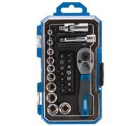 Draper Socket Set, 1/4" Sq. Dr. (27 Piece)