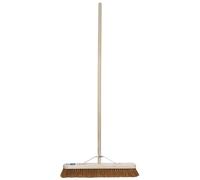 Draper Soft Coco Platform Broom With Support Bracket & Wooden Handle 600mm x2