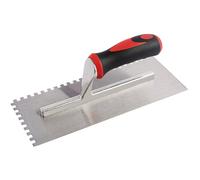 Draper Soft Grip Adhesive Trowel 120 x 280mm Carbon steel blade 15094