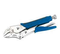 Draper Soft Grip Curved Jaw Self Grip Pliers, 230mm 89124