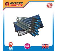Draper Soft Grip Engineers File and Rasp Set, 200mm, Blue (8 Piece) 44961