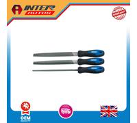 Draper Soft Grip Engineers File Set, 200mm (3 Piece) 44963