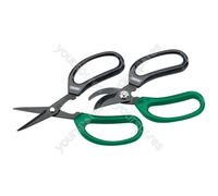 Draper Soft Grip Garden Scissor Set (2 Piece)