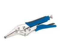 Draper Soft Grip Long Nose Self Grip Pliers Chrome Vanadium Steel 165mm