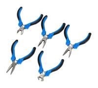 Draper Soft Grip Mini Pliers Set 5 Piece flat long bent side & end cutting 12544