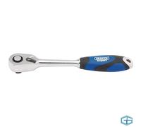 DRAPER SOFT GRIP REVERSIBLE RATCHET, 3/8" SQ. DR., 72 TOOTH STOCK NO: 26503