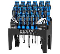 Draper Soft Grip Screwdriver, Hex. Key and Bit Set (44 Piece)