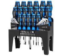 Draper Soft Grip Screwdriver Hex Key and Bit Set 44 Piece Soft grip 81294