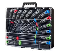 Draper Soft Grip Screwdriver Set With Torx Star 14pc Magnetic Tips 13437
