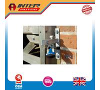 Draper Solid Brass Padlock 2 Keys Hardened Steel Shackle and Bumper 42mm 64165