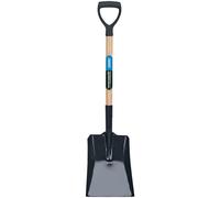 Draper Carbon Steel Square Mouth Builders Shovel with Hardwood Shaft