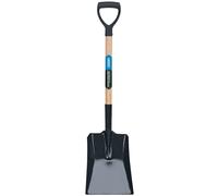 Draper 10904 Carbon Steel Square Mouth Builders Shovel with Hardwood Shaft