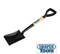 DRAPER SQUARE MOUTH MINI SHOVEL SNOW SCOOP WOODEN SHAFT DIGGING SPADE 15073