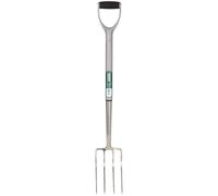 Draper STAINLESS STEEL BORDER FORK 83757 Stainless Steel Soft Grip Border Fork