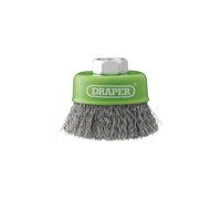 Draper Stainless-Steel Crimped Wire Cup Brush, 65mm, M14 08051