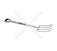 Draper Stainless Steel Garden Fork with Soft Grip Handle