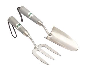 Draper Stainless Steel Hand Fork and Trowel Set 2 Piece Plastic Handles 83773