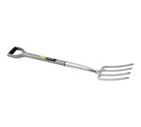 Draper Stainless Steel Soft Grip Border Fork - Silver