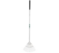 Draper Stainless Steel Soft Grip Lawn Rake Hardened Tempered & Polished Tines