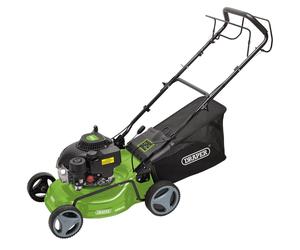 Draper Steel Deck Petrol Lawn Mower 420mm 132cc 3.3HP Fuel Tank 0.8L 08671
