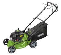 Steel Deck Petrol Lawn Mower, 420mm, 132cc/3.3HP