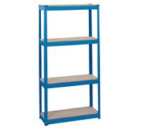 Draper Steel Shelving Unit 4 Shelves Robust Construction L760 x W300 x H1520mm