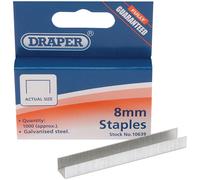 Draper Steel Staples for 10637 Hand Tacker 8mm Pack of 1000