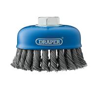 Draper Steel Twist-Knot Wire Cup Brush 100mm M14