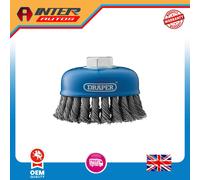 Draper Steel Twist-Knot Wire Cup Brush, 100mm, M14 41450