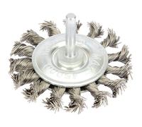 Draper Steel Twist-Knot Wire Wheel Brush, 75mm 41434