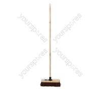 Draper Stiff Bassine Broom Head with Plastic Bracket and Handle, 300mm