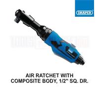 Draper Air Ratchet Storm Force 65034 - Composite Body, 1/2" Square Drive - Blue