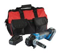 Draper Storm Force 20V Cordless Angle Grinder Kit, 115mm