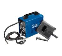 Draper Storm Force 100A MIG Welder | 230V Gasless Turbo Welding Machine |Variable Wire Speed Control for 0.6mm and 0.9mm Wires | 2.5m Welding Torch | Earth Clamp | Mask and Accessories | 63669