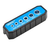 Draper 20229 Drill Guide, 4/5/6/8/10/12mm Drill Block, Angle Drill Guide