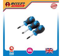 Draper Stubby Soft Grip Screwdriver Set (3 Piece) 32604