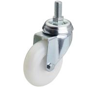 Draper 75mm Dia. Swivel Bolt Fixing Nylon Wheel - S.w.l. 70Kg 65500